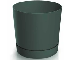 Dekoratyvinis gėlių vazonas Tubo P Ø10.8cm H10.9cm plastikinis/mėlynas