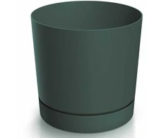 Dekoratyvinis gėlių vazonas Tubo P Ø17.8cm H17.5cm plastikinis/mėlynas
