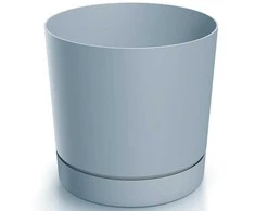 Prosperplast Dekoratyvinis gėlių vazonas Tubo P Ø19.9cm H19.6cm plastikinis/š.pilkas