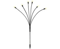 Dekoratyvinis LED šviestuvas STAKE LIGHT 6LED IP44 šiltai balta vnt. 3xAA(neįeina) 50cm