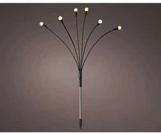 Dekoratyvinis LED šviestuvas STAKE LIGHT 6LED IP44 šiltai balta vnt. 3xAA(neįeina) 50cm