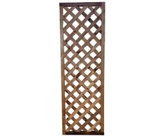 Dekoratyvinis tvoros skydas 600x1850mm rudas