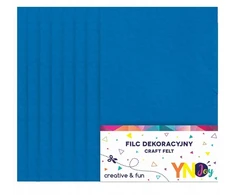 Dekoratyvinis veltinis mėlynas 8vnt - INTERDRUK