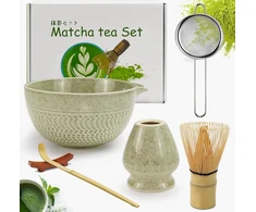 DĖL MATCHA RINKINIMO 6 Vnt. ŠLETĖS DUBENIS DUBENIS ŠAUKŠTAS PRIEDAI DOVANA