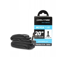 DELI TYRE dviračio kamera 20x1,75/2,125 AV BOX