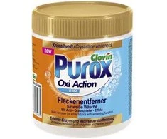 Dėmių valymo milteliai Oxi Action Purox 750g Baltas