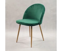 Bm Design DENWER VELVET kėdė žalia - aksominė