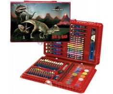 Derform Dailės priemonių rinkinys Dinosaurs ZA71DN17, 71 dalis