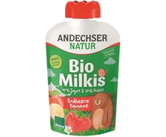 Deser jogurtowy truskawka-banan BIO 100 g, ANDECHSER