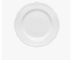Desertinė lėkštė AMBITION AURA Sidabrinis, porcelianinė, 19 cm