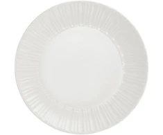Desertinė lėkštutė AMBITION Perla, baltos sp., porcelianas, 15,5 cm