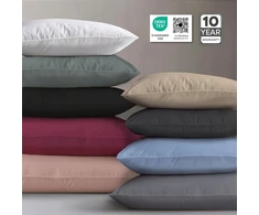 Design POSZEWKA 40X70 BEŻOWA BAWEŁNA JERSEY 150GSM OEKO TEX Z ZAMKIEM 2 SZTÓW