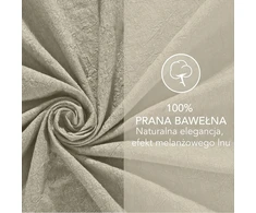 Design POSZEWKA NA PODUSZKE 40X60 Rinkinys 2 SZT BAWELNA BEZOWA WYGLAD LNU