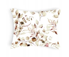Designpremium Užvalkalas na poduszkę 40x60 cm w gałązki listki
