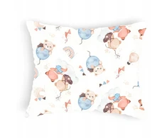 Designpremium Vaikiška pagalvės užvalkalas 40x60 cm su meškučiais ir balionais