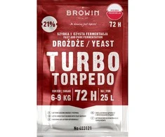 Destiliacijos mielės Turbo Torpedo Browin 120g/72h/21%