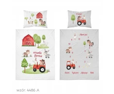 Detexpol Kūdikių patalynė 90x120 Tractor Farm COTTON