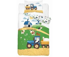 Detexpol LOVAS PATALĖS 100X135 vaikiškas traktorius FARM kūdikiui