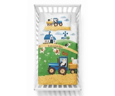 Detexpol LOVAS PATALĖS 100X135 vaikiškas traktorius FARM kūdikiui