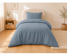 Detexpol „Muslin“ kūdikių patalynė 100x135 mėlyna MEDVILNĖ Premium