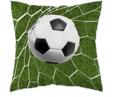 Detexpol PAGALVĖS UŽVALGALAS 40X40 JASIEK POLIESTERIS SU FUTBOLO AIKŠTELE SU užtrauktuku