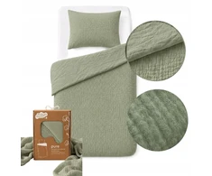 Patalynės komplektas Detexpol Patalynė muślinowa 90x120 dziecięca - dwuwarstwowy muślin 140g/m2 + medvilnė