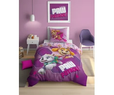 Detexpol Patalynė Švyti tamsoje 140x200 PAW PATROL šuniukai Rožinė