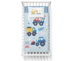 Detexpol Vaikiškos patalynės komplektas 100x135 cm su automobiliais