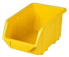 Dėžė Patrol EKO iš PVC | vidutinė, geltona, (25 x 16 x 13 cm)
