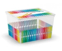 Dėžė su dangčiu C Box Cube KIS 40x34x25cm/27L Colours Arty