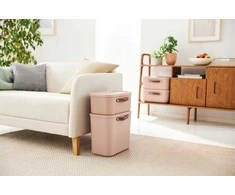 Dėžė su dangčiu ir rankenomis Maloja Rotho 39.5x34x26.5/25L Meadow Rose