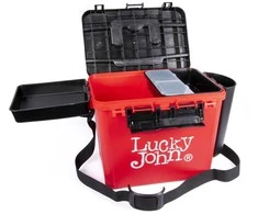 Dėžė žieminei žvejybai Lucky John 31.5x38x26cm