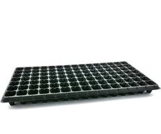 Dėžutė 105 daigams 54x28x4cm juoda