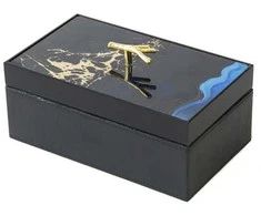 Bikuvalt Dėžutė su metaline rankenėle 24x14x10 cm LUCIA