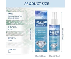 Diament 2 BUTELIAI DIAMONDINĖS DAŽYMO SANTRAUKOS PURŠKIMO 200 ML