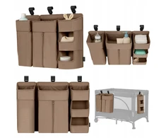 Didelis pakabinamas 3in1 lovos organizatorius Lionelo Sidepocket Large