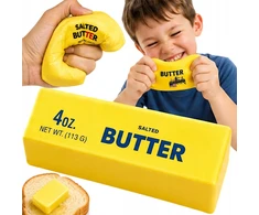 Didelis Sviestas Squishy Antistresinis Sviestas Kubelis Sūdytas Sviestas Squishy TIK TOK