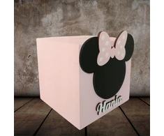 DIDELIS taupyklė SUPER DOVANA Minnie Mouse taupyklė su vardu vaikui