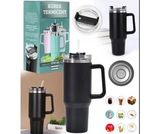 DIDELIS TERMINIS PUODULIS TERMINIS TERMAS SU ŠAIDŲ LAIKIKLIU KARŠTAMS ŠALTAMS GĖRIMAMS 1200 ML