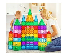 DIDELIŲ MAGNETINIŲ 3D KALULŲ BERINUKUI IR MERGAITĖMS RINKINYS 121 vnt.