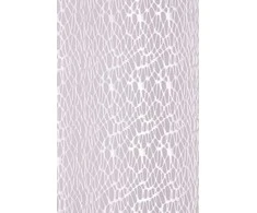 Dieninė užuolaida REDA, su žiedais, baltos spalvos, 140 x 245 cm