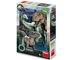Dino Toys Tamsoje šviečianti dėlionė, 100 vnt. Juros periodo pasaulis. Dinozaurai