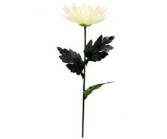 Dirbtinė gėlė adatinė chrizantema Kreminė spalva