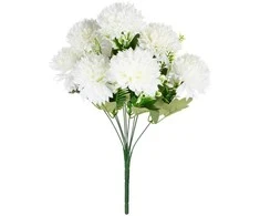 Dirbtinė gėlė CHRIZANTEMA, įvairių sp., 70 cm