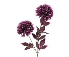 Dirbtinė gėlė CHRYSANTHEMUM, t.violetinės sp., 10 x 24 x 80 cm, 1 vnt