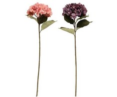 Dirbtinė gėlė HYDRANGEA, įv. spalvų, 80 cm
