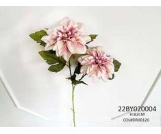 Dirbtinė gėlė ROSE, 3 rūšys, 59 cm