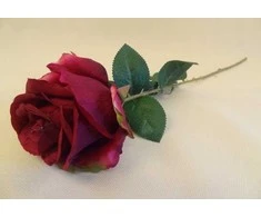 Dirbtinė gėlė ROSE, raudonos sp., 78 cm