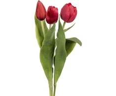Dirbtinė gėlė tulpė 36cm raudona