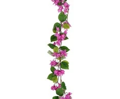 Dirbtinės bugenvilijos girlianda 180cm violetinė